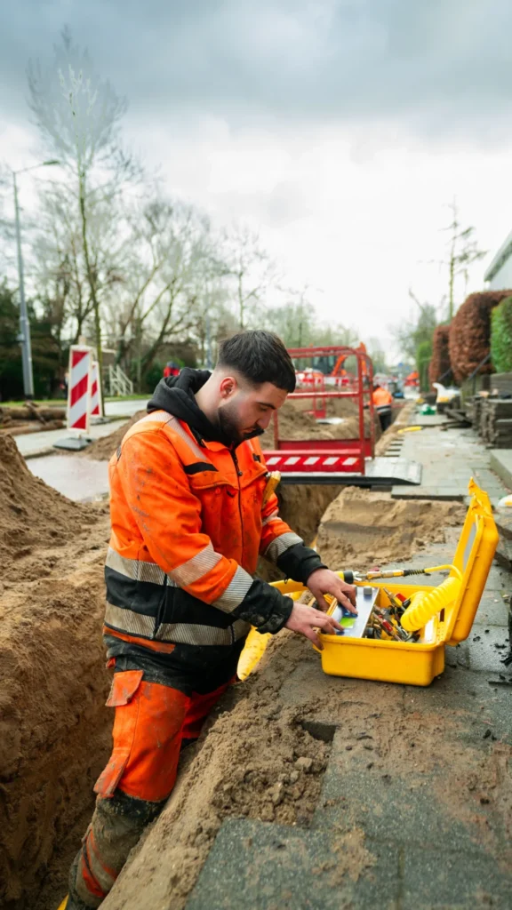 Ondergrondse infra gas water en elektra17