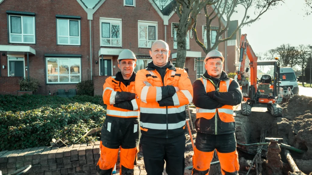 Ondergrondse infra gas water en elektra21